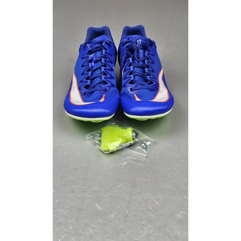 Nike Zoom Rival Sprint Track Spikes Mens 9 Blue Orange‎ DC8753-401 NWOB